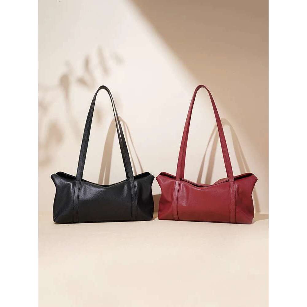 Zency Cowhide Genuine Underarm Handbag For Women Female Casual Tote Shoulder Bag 2024 New Large Soft Leather Hobo