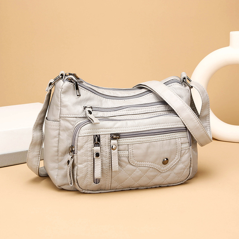 Top brand high-quality new fashion trend four season soft leather pocket premium multi-layer shoulder crossbody bag free designer bag