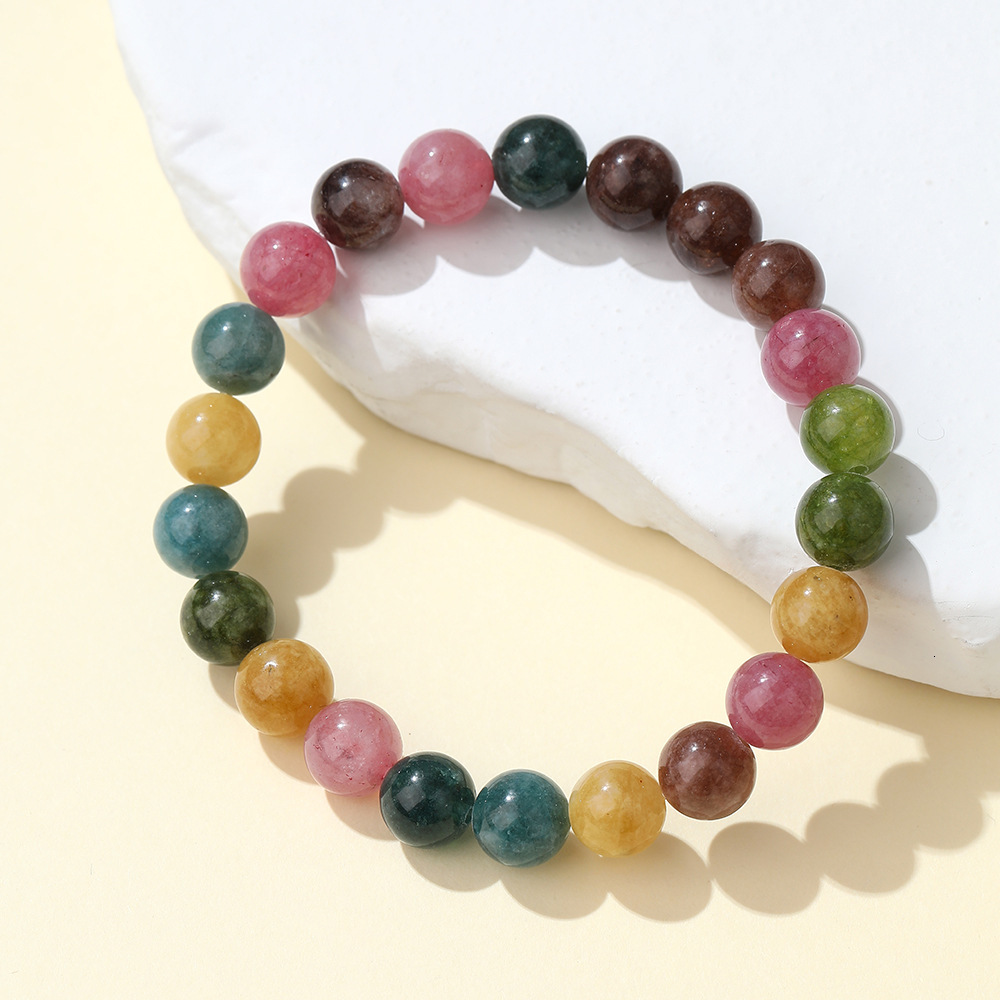 New Chinese style prayer pendant dopamine round bead bracelet, candy necklace, a colored night market scenic area jewelry