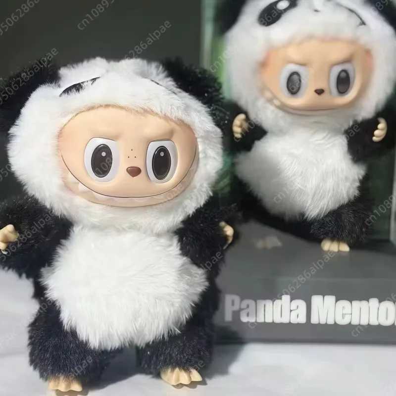 Hot New The Mosther Labubu Change Series Box Cute Vinyl Dolls Brown Pink Black White Vigny Little Leader Panda Pendant Gift Z250520