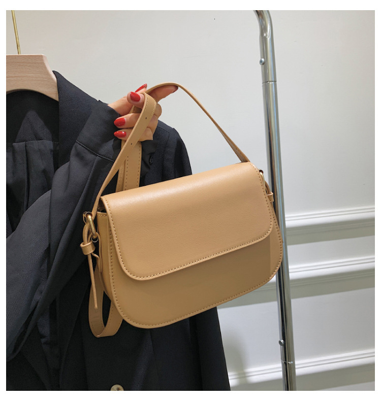 Small women's 2025 new trendy and fashionable temperament simple shoulder crossbody small square bag