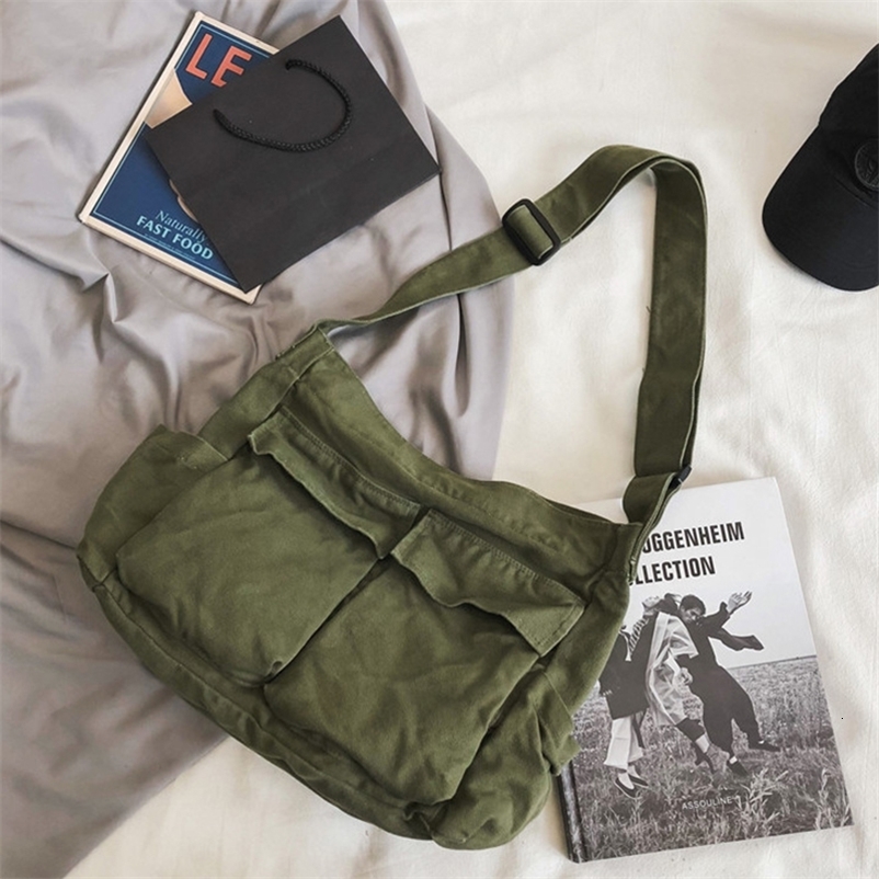 Women Vintage Handbag Canvas Teenager Shoulder Tote Bags Messenger Bags Ladies Casual Purse 250519