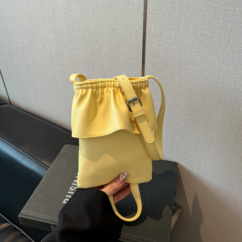 2025 New Summer Exquisite Popular Women's Bag New Multi functional Popular Mobile Phone Bag Mini Folded Skirt Single Shoulder Crossover Mobile Ph