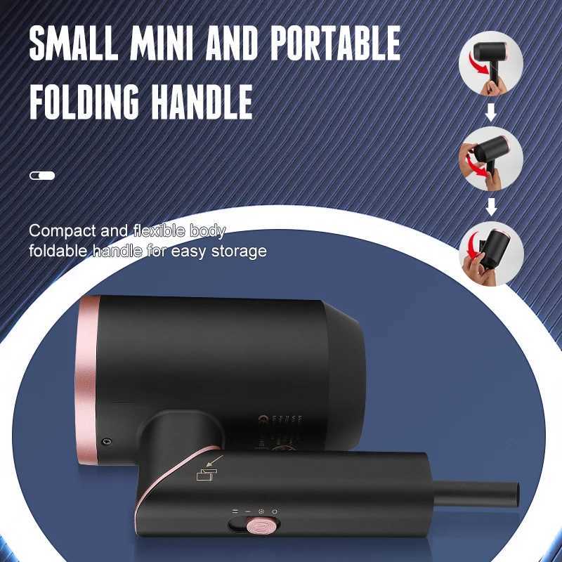 RESUXI Womens 2 in 1 Household High Power Hair Dryer + Negative Ion Straight Hair Comb Set Hair Dryer Curling Iron Hair Salon z250520