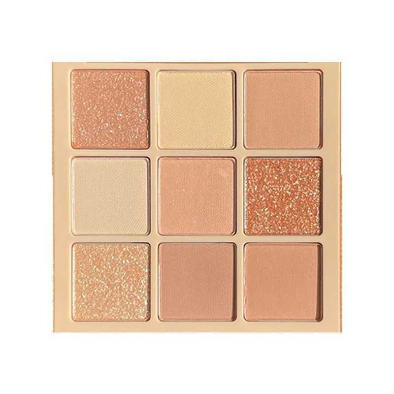 Nine-color Eyeshadow Tray Gentle All-in-one Shine Charming Eye Makeup Accessories Lasting makeup delicate glitter easyXJ250520