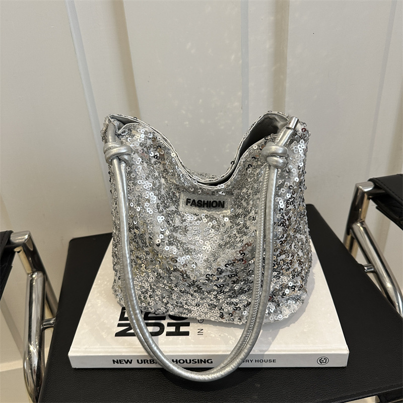 Free Delivery Designer Bag Sequin Fashion Korean Single Shoulder In Spring/summer 2025: A Small Crowd On The Internet Fashionable Underarm Bag Outgoin