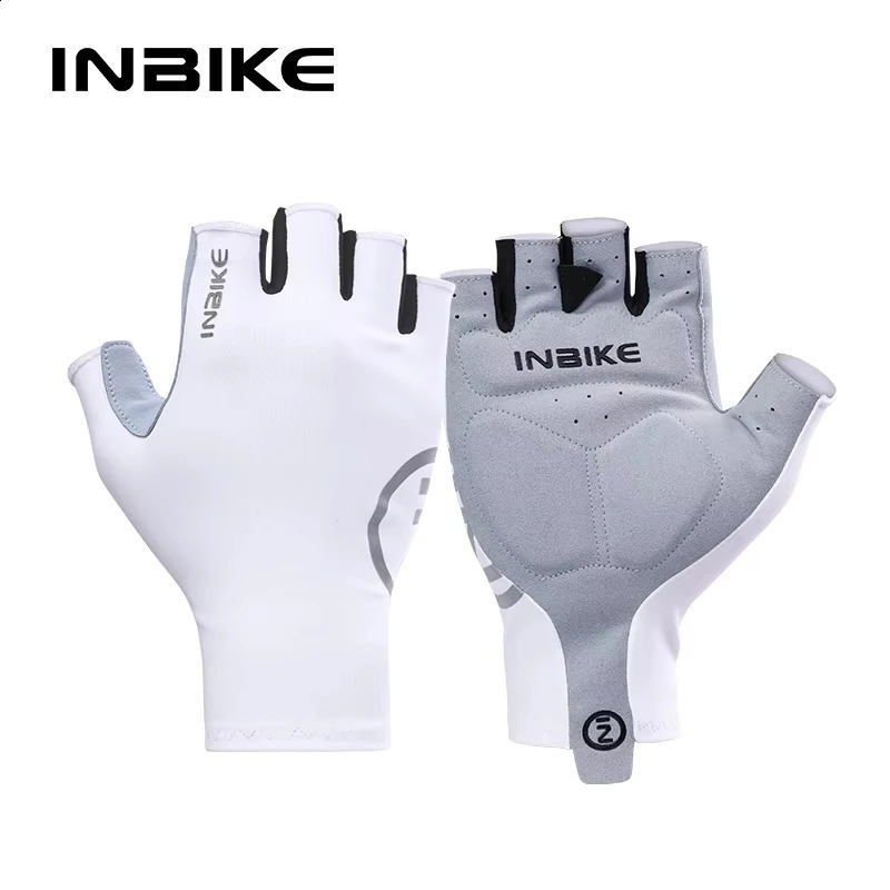 INBIKE Womens Cycling Gloves Summer Biking Padded Halffinger Shockabsorbing MTB Bicycle Road Bike Accessories 250515