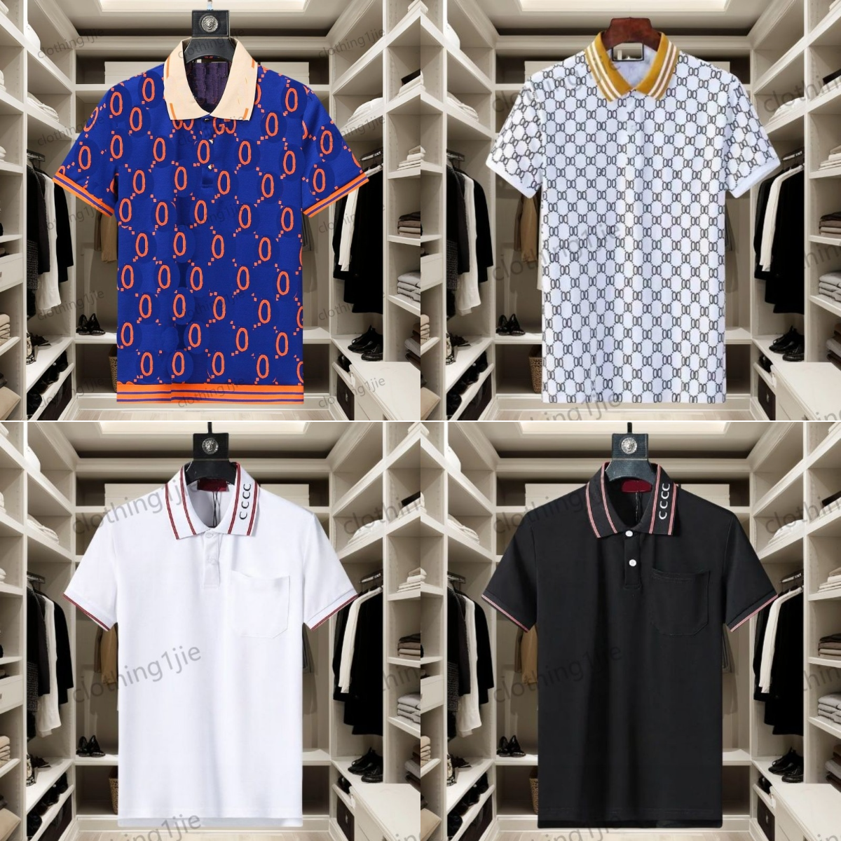 Designer Polo Mens t shirt Shirt Men's Polos High end Polo Fashion Polo Collar Men's Top T-shirt Women's T-shirt Luxury Casual Men's Clothing polo