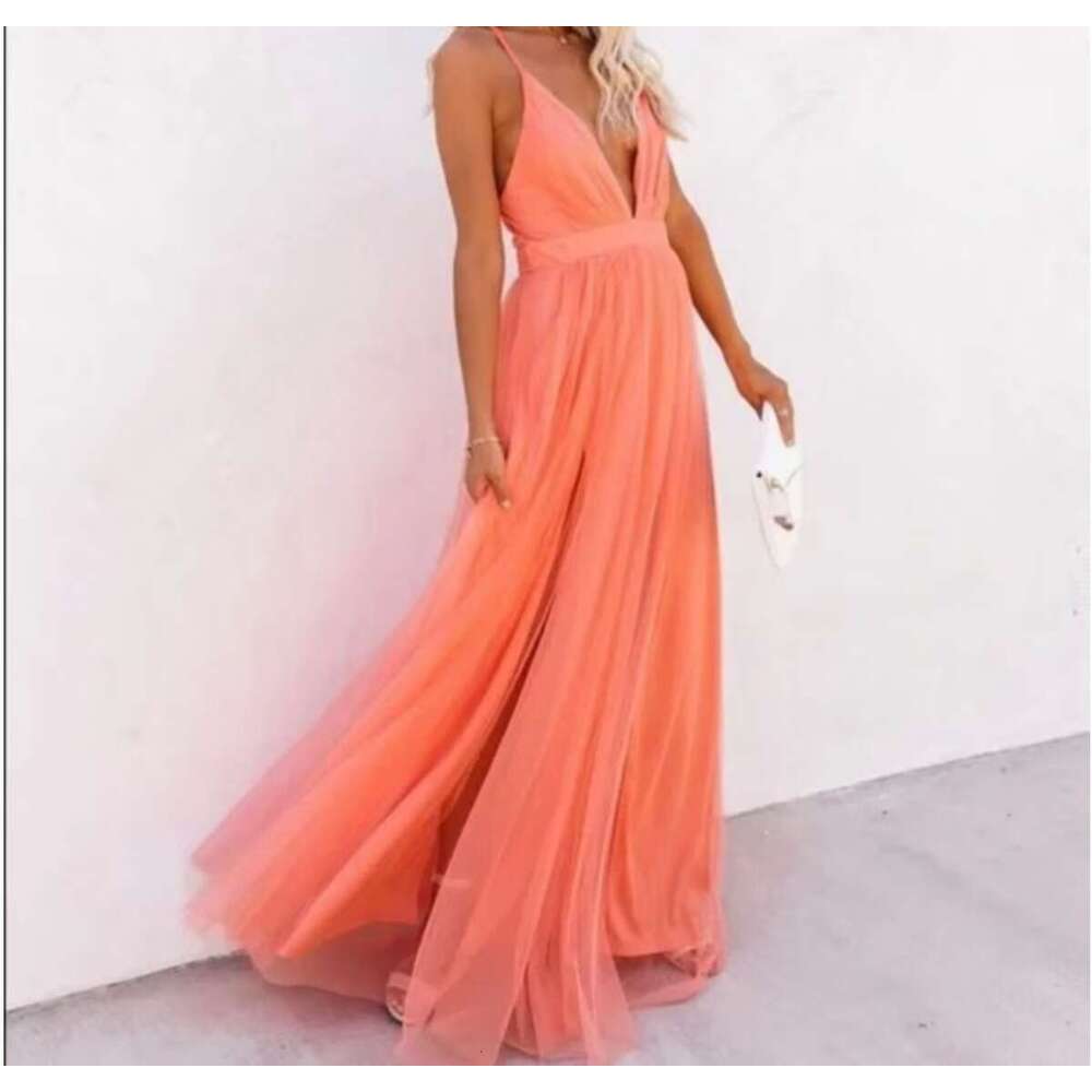 Robe Women Dress Wedding Guest Dress for Women Robe De Designer Buttock 2025 Womens Fashionable Casual Strapless Driving Dress with Suspender and Gauz