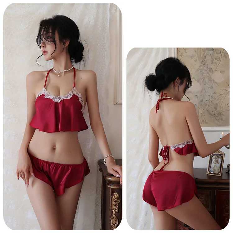 Lingerie Straps pajamas lace silk sexy adult womens clothing adult sexy sets fancy clothes sexy-underwear-woman R250520