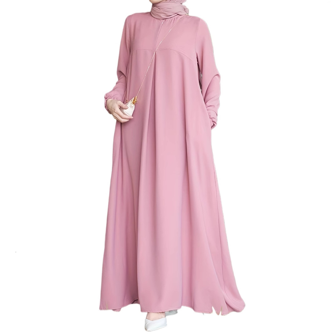 2025 Designer Fashion Arab Spring Women Muslim Loose Elegant Abaya Long Skirt Dress