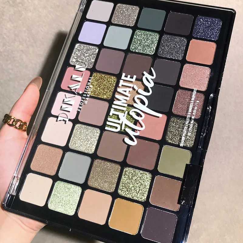 40 color Eyeshadow Palette Makeup Glitter Pearlescent Earth Color Utopia Sequin Long-Lasting Eyeshadow Palette Makeup CosmeticsXJ250520