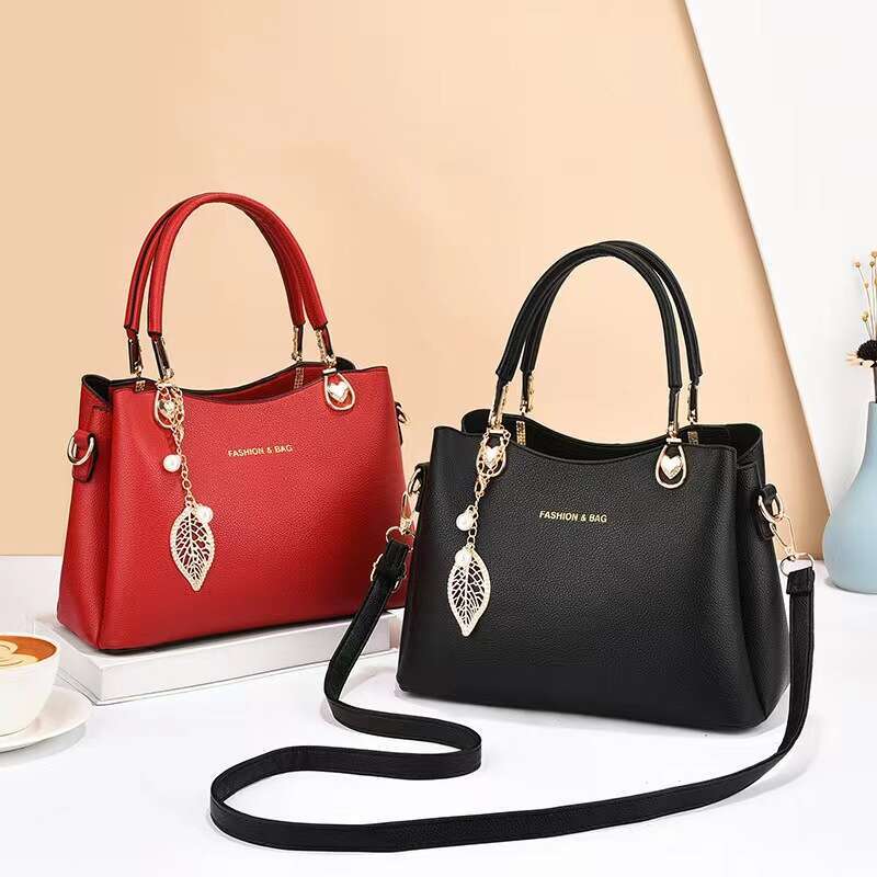 Women s new atmospheric texture handbag mother simple shoulder bag bags