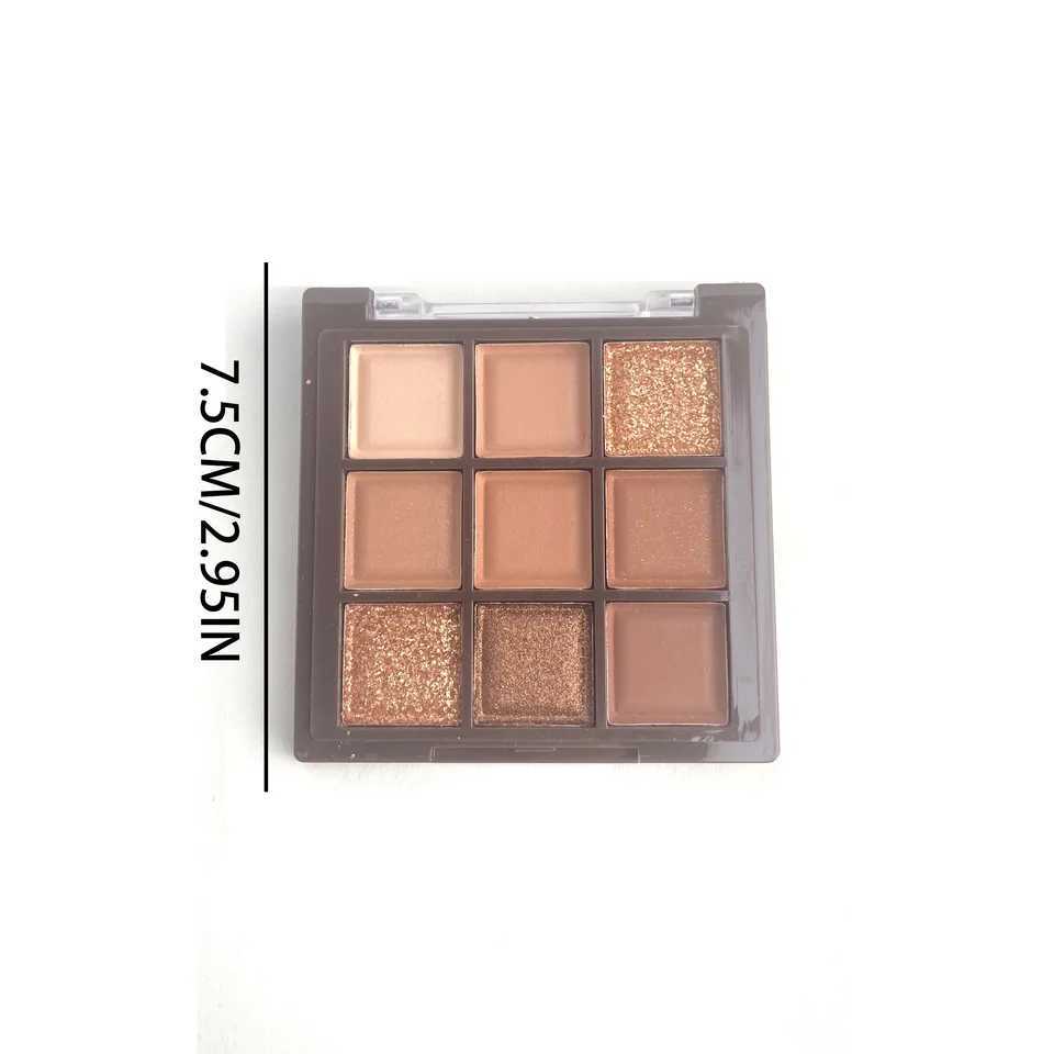9 Colors Mocha Chocolate Long Lasting Shimmer Waterproof Matte Pearly Glitter Eyeshadow Palette CosmeticsXJ250520
