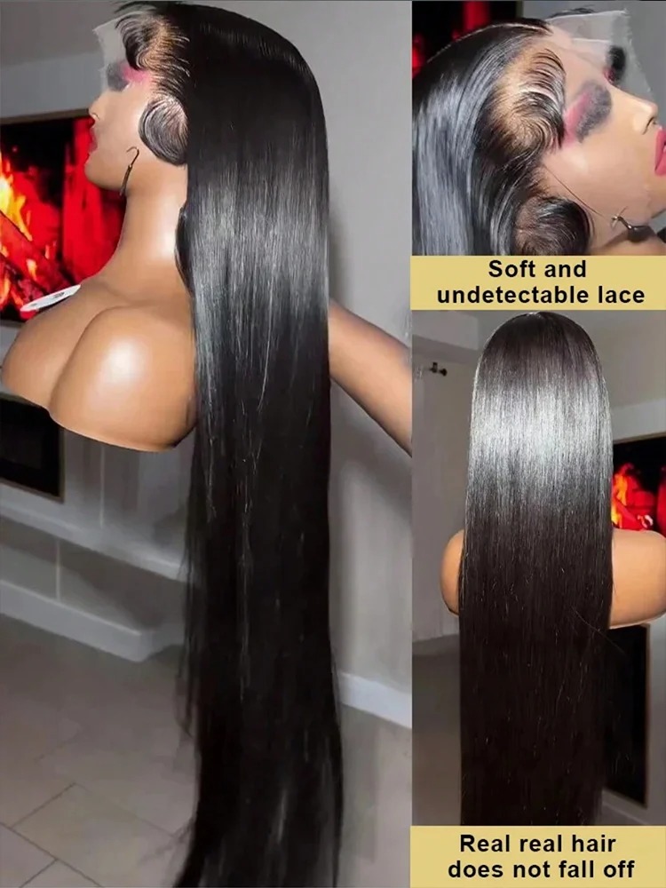 Straight Lace Front Wigs 13x4 Hd Lace Wig Human Hair Wigs Brazilian 32 34 Inch Lace Frontal Wig For Black Women synthetic lace front wigs