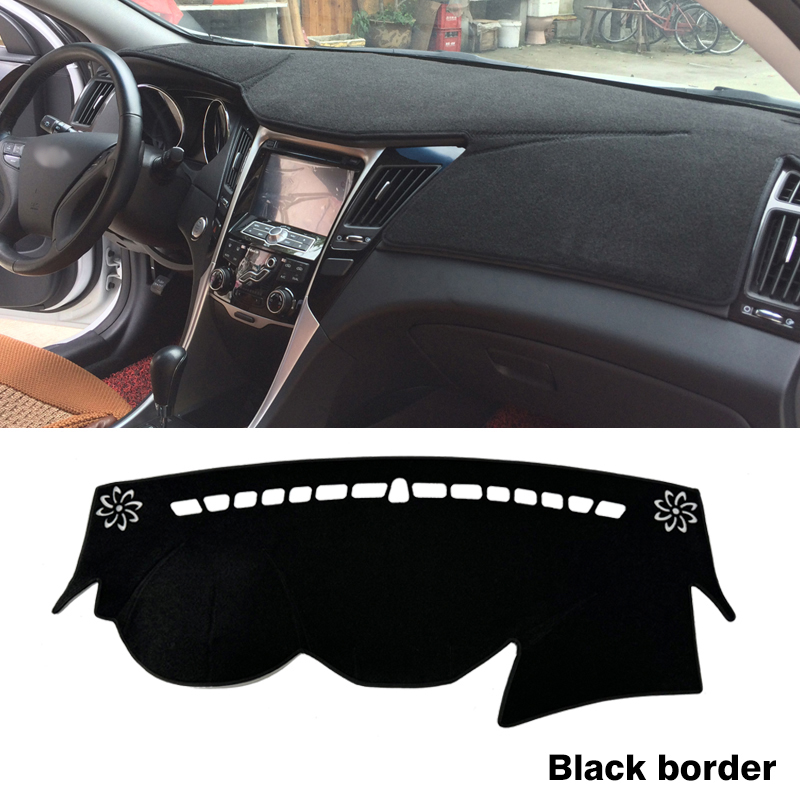 For Sonata 8th Generation 2010 2011 2012 2013 2014, Dashboard Sunshade Cover, Front Windshield UV Protection, Heat Blocking Sun Visor Pad, Car Interio