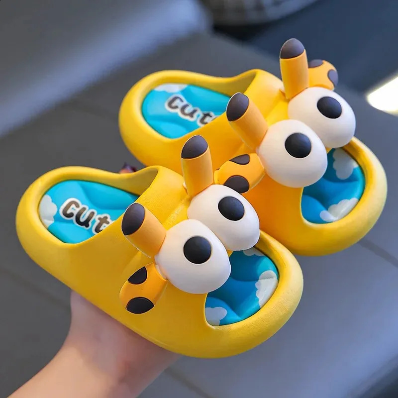 Summer Childrens Sandals and Slippers for Boys and Girls Baby Non-Slip Soft Bottom Indoor Bath Parent-Child Children Sandals 250514