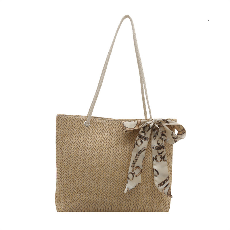 Free Delivery Designer Bag Premium Big 2025 Trendy Grass Woven Women's Shoulder Large Capacity Commuter Versatile Handheld Tote Bag Luxury Bag
