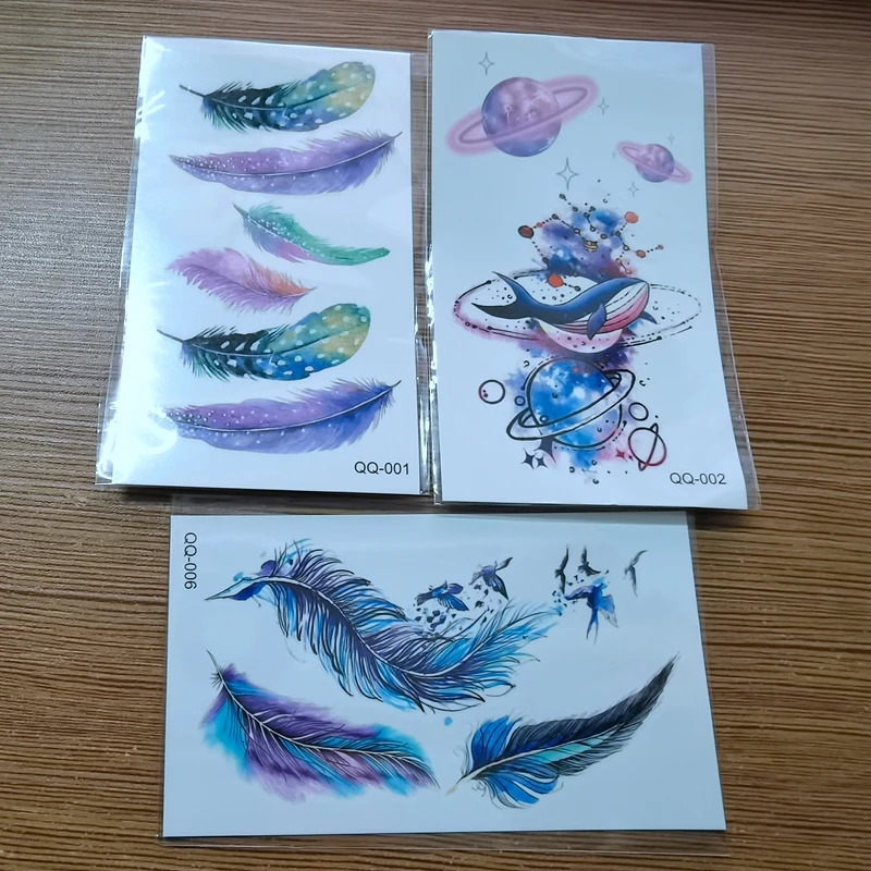 100 Piece Small Totem Animal Waterproof Temporary Tattoo Sticker Men Women Wholesale Flower Body Art Fake Sexy Arm Tattoo Set 250515