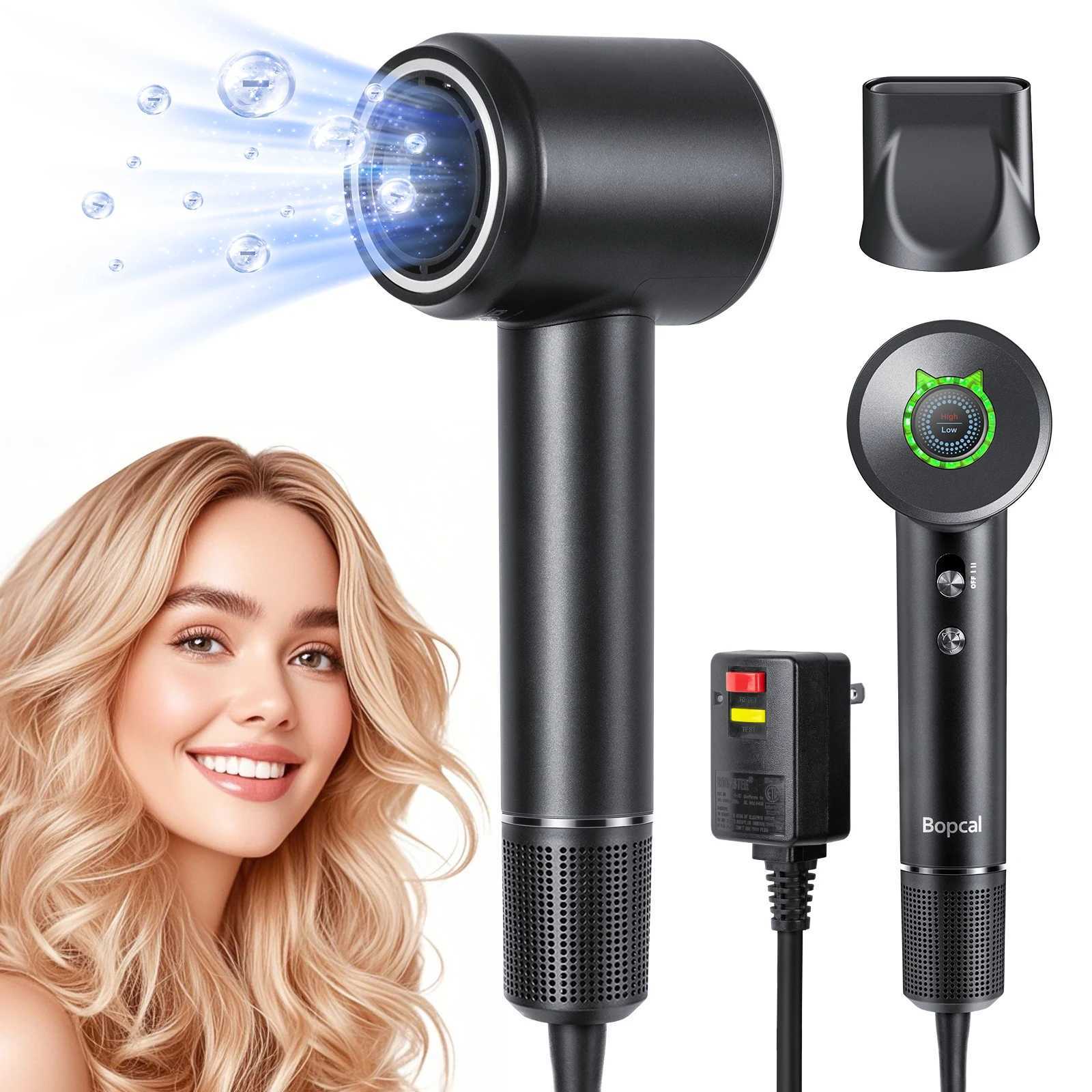 Hair Dryer ZCY885 Pro Leafless Styling 36m/s 5x Quick Drying High Speed Blow Dryer Hair Care 300 Million Negative Lon Home Salon z250520