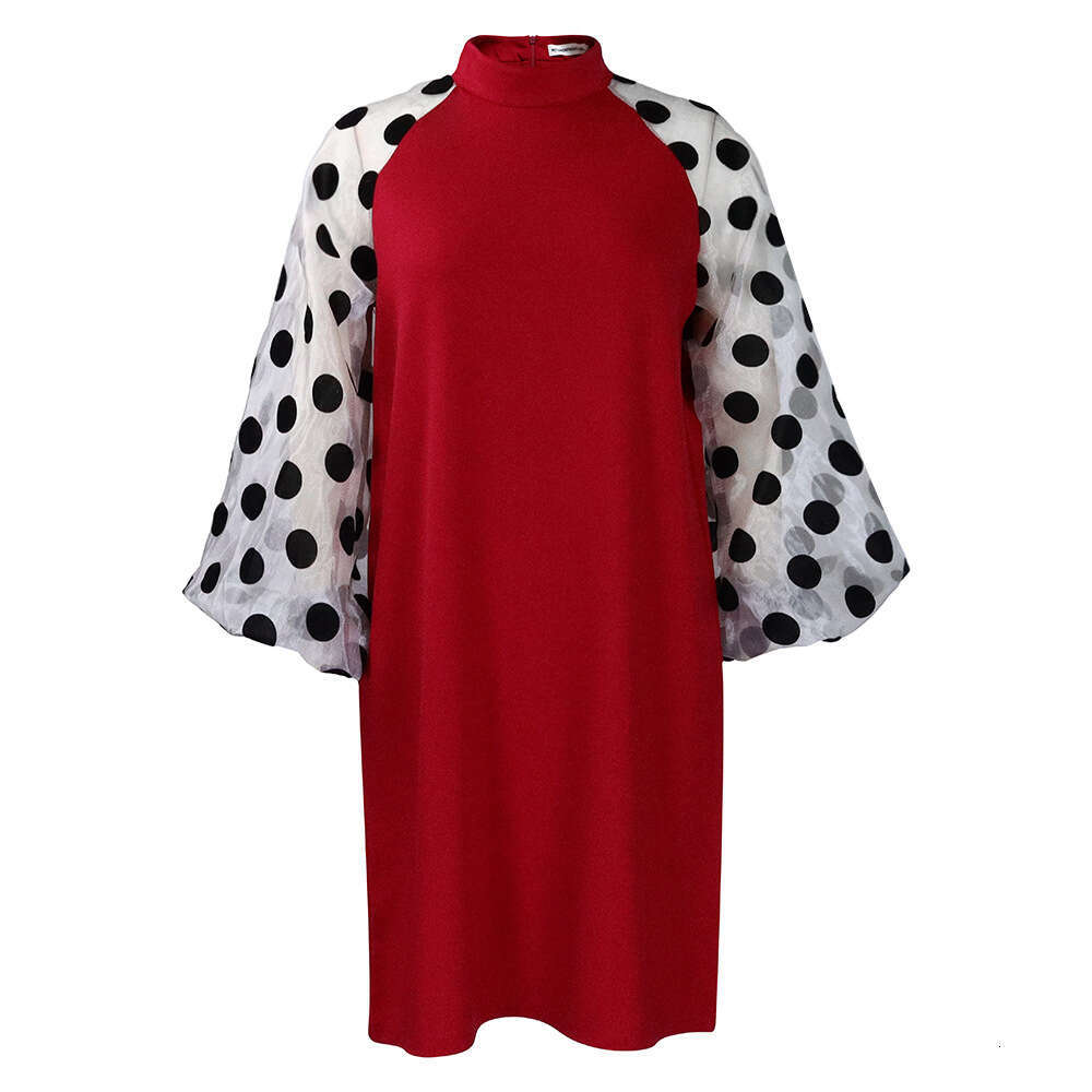 Women's Wear Women's Fashion Loose Mesh Splicing Dress
