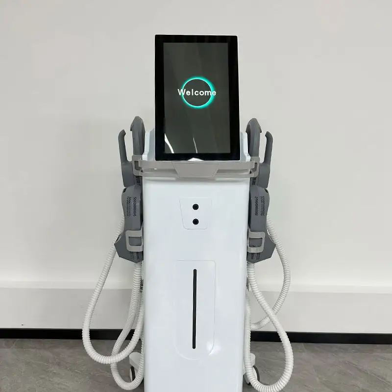 EMS Muscle Sculpting Slimming Machine Muscle Stimulator EMS Muscle Stimulation 4 Handles 2800W High Quality HI-EMT