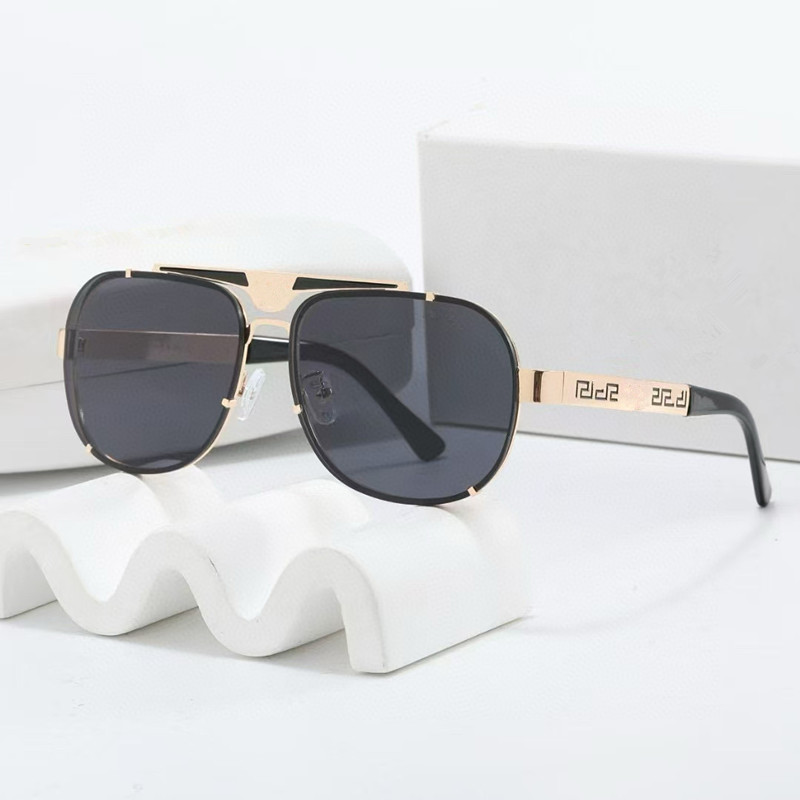 Designer Sunglasses For Women Men Fashion Sunglasses Luxury Polarized Lens Goggle Pilot PC Frame Oversized UV400 Eyewear Luxury Style Sunglasses AS807