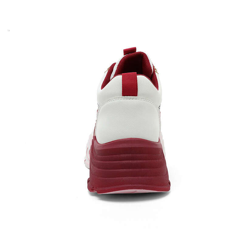 QR8961 New Board Shoes for Spring/Summer 2025 Casual Thick Bottom Wear resistant Mesh Color blocked Student Versatile College Style