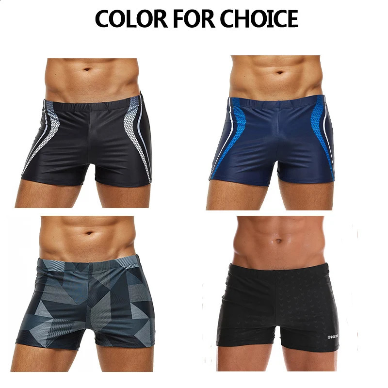 Datifer Swimwear Male Summer Beach Surfing Fashion Swimsuit Boxer Shorts High Quality Mens Swim Trunks With Pad 250516Z