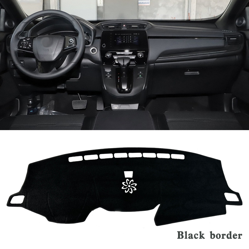 For CRV 2017-2022 Dashboard Sunshade Cover, Front Windshield UV Protection, Polyester Fiber Material, Heat Blocking Sun Visor Pad, Car Interior Access