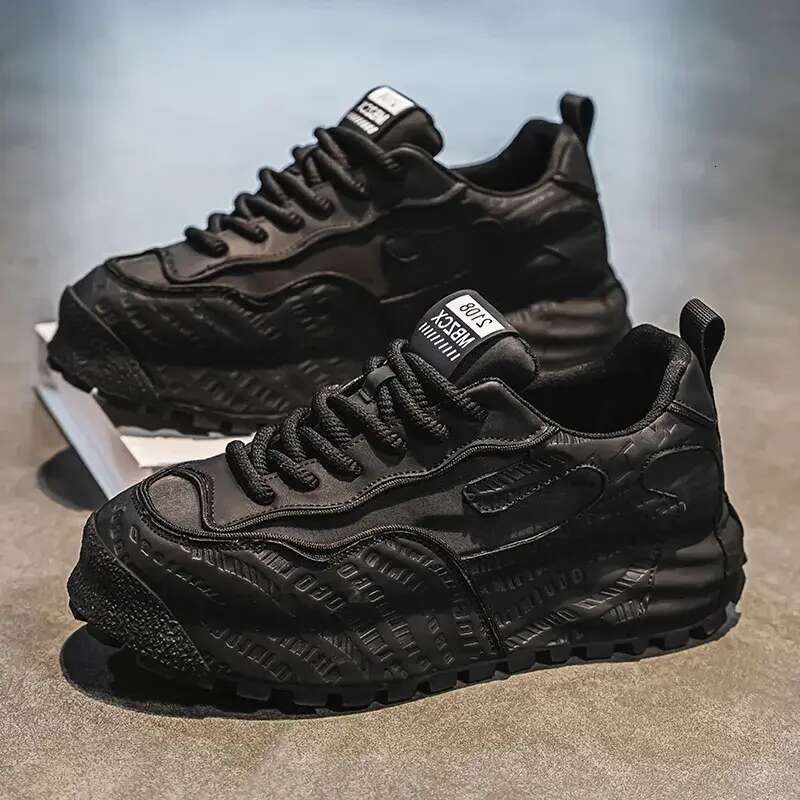 Men Casual New Design Style Trendy Fashionable Thick Sole Mesh Walking Shoes Free shipping