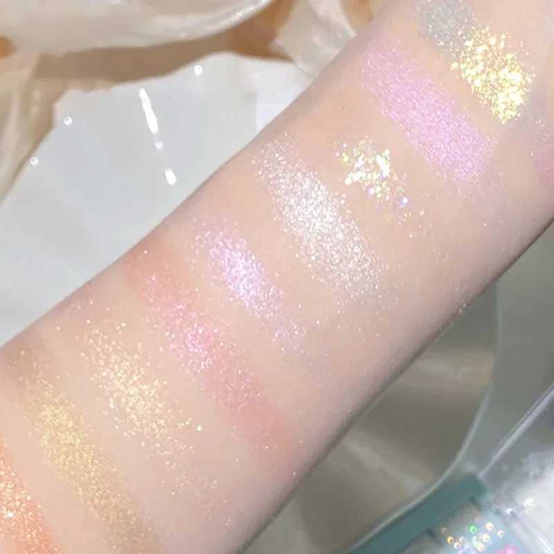 9-Colors Glitter Diamond Eyeshadow Palette Waterproof Polarization Flash Orange Pink Brighten Shiny Eyes Korea Cosmetics NewXJ250520