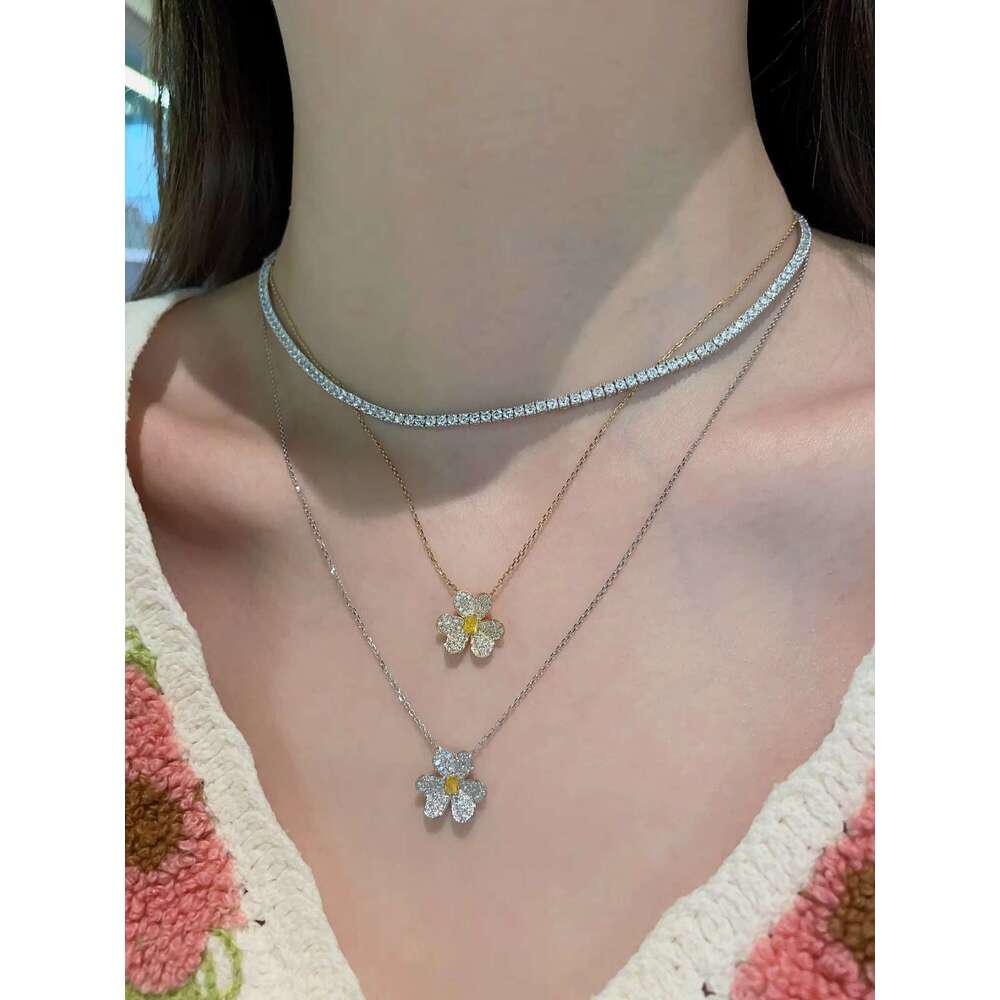 Lin Yin high-quality fine chain necklace, natural emerald big party gift accessory