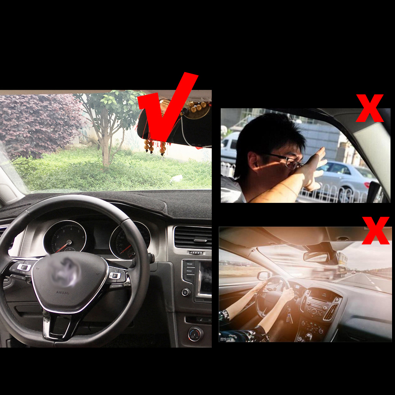 For Accord 2018-2022 Dashboard Sunshade Cover, Front Windshield UV Protection, Polyester Fiber Material, Heat Blocking Sun Visor Pad, Car Interior Acc