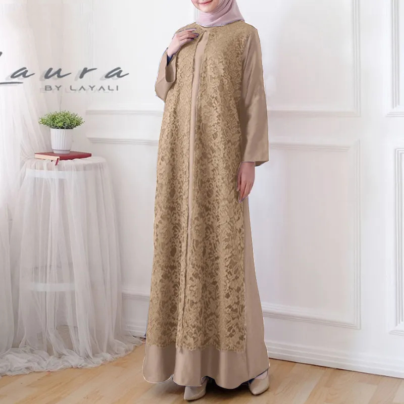Designer's Fashion Muslim Clothing Women's Plus Size Robe Dress 2025