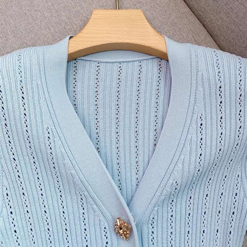 Yuoomuoo Brand Fashion One-Piece Knitted Maxi Women Elegant V-Neck Ruffled Slim Waist Bodycon Sweater Dress Party Vestido Designer