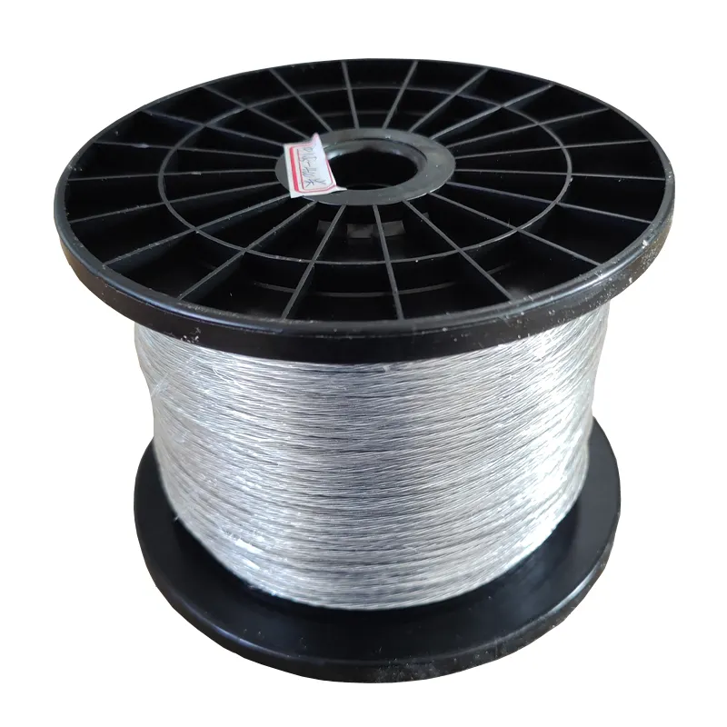 Diameter 1.8mm Aluminum Magnesium Alloy Wire for Electric Fencing,High Voltage Pulse Fence Conductive Line, Woven From Six Aluminum-magnesium Alloy Wi
