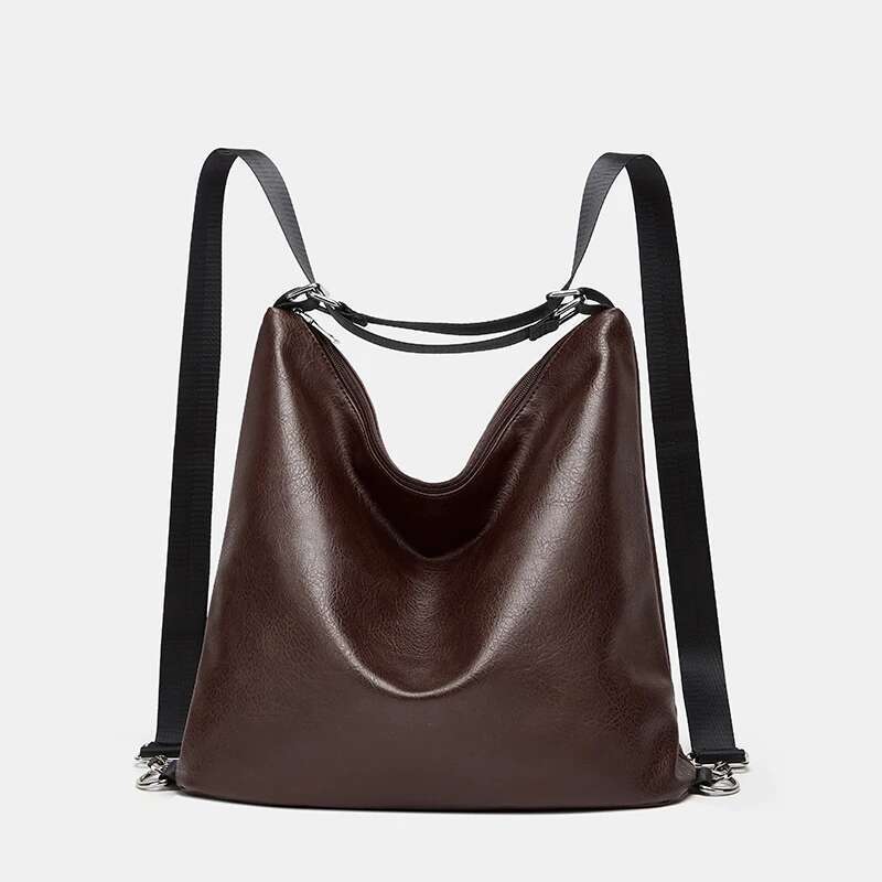Women's Bags Designer Solid Color Simple Wide Strap Detachable Cloth Strap, Can Used As A Backpack, Shoulder Bag