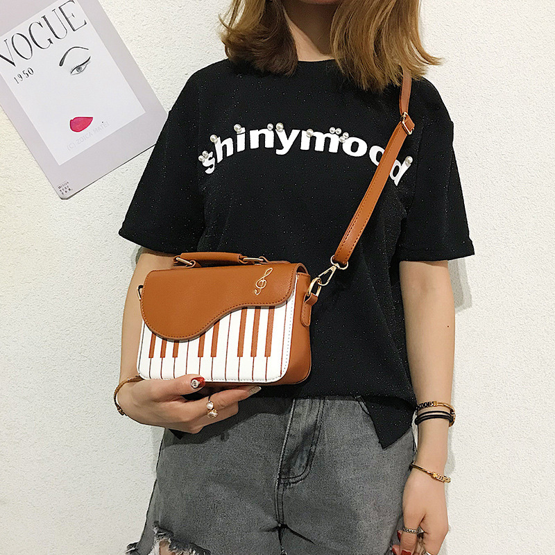 designer bag Bags women 2025 fashion Korean version single shoulder bag crossbody bag piano key small square women's bag