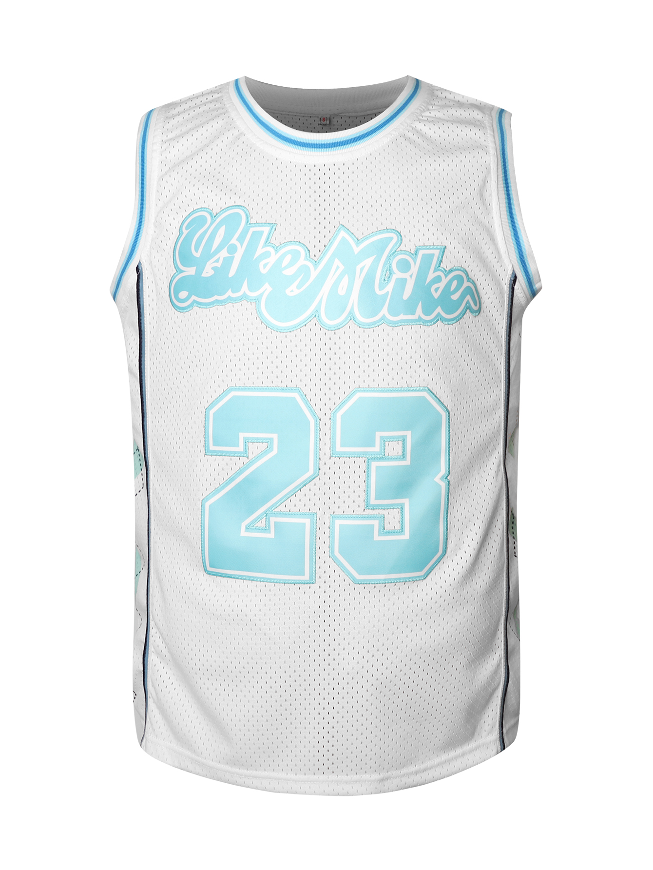 North Carolina 23 Young 11 Likemike Laney Men's Multi-colored skyblue Basketball Jerseys, Polyester Knit Fabric, Breathable Stitched Casual Sport