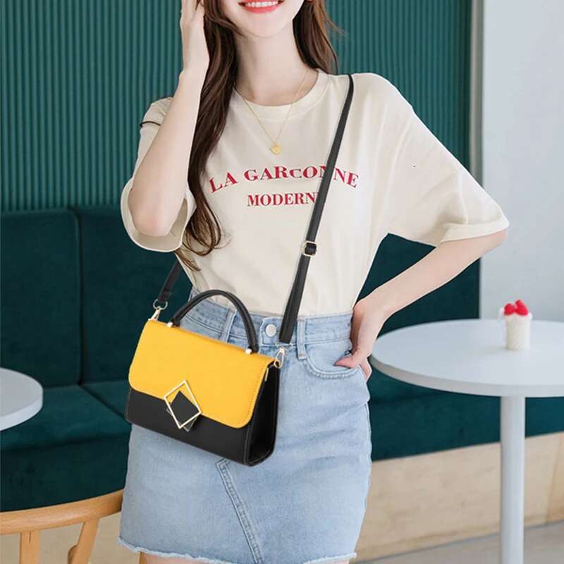 Women Small Handbag Messenger High Quality PU Leather Shoulder Bag Ladies Lock Design Crossbody Bags Female Bolsas
