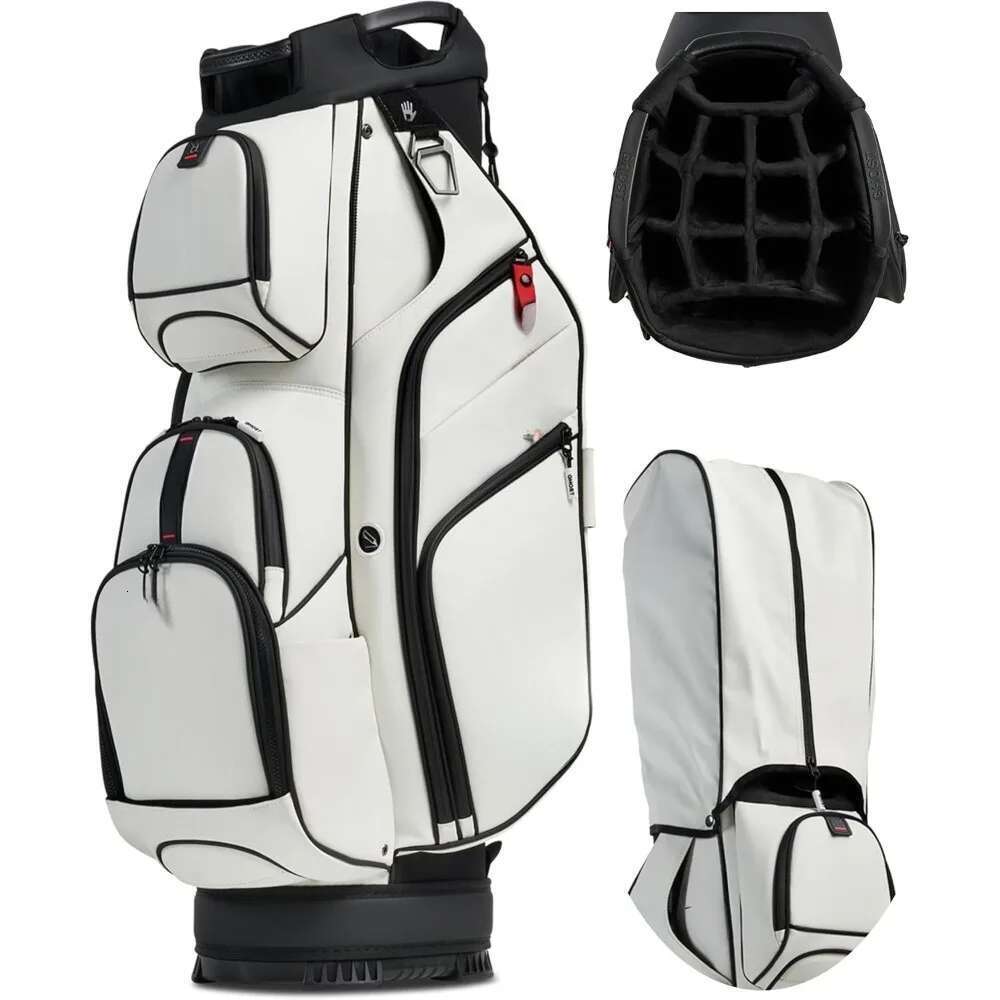 Cart Bags, GT-14 Bags for Men Women, 14-Way Dividers with Premium Materials & Magnetic Pockets - Golf Bag Capacity