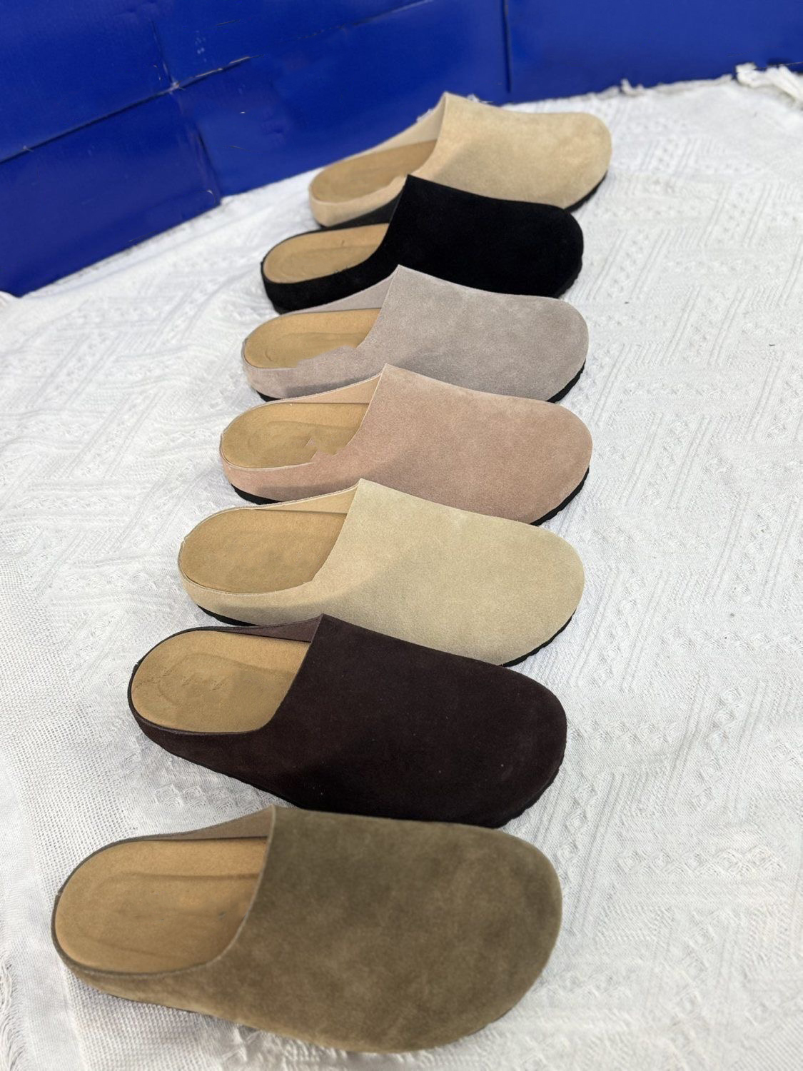 Designer Boston Clogs Slippers Sandals Bostonfur Slippers Cork Flat Fashion Summer Winter Leather Slide Casual Shoes Women Men Size 35-46 Wihtout Box