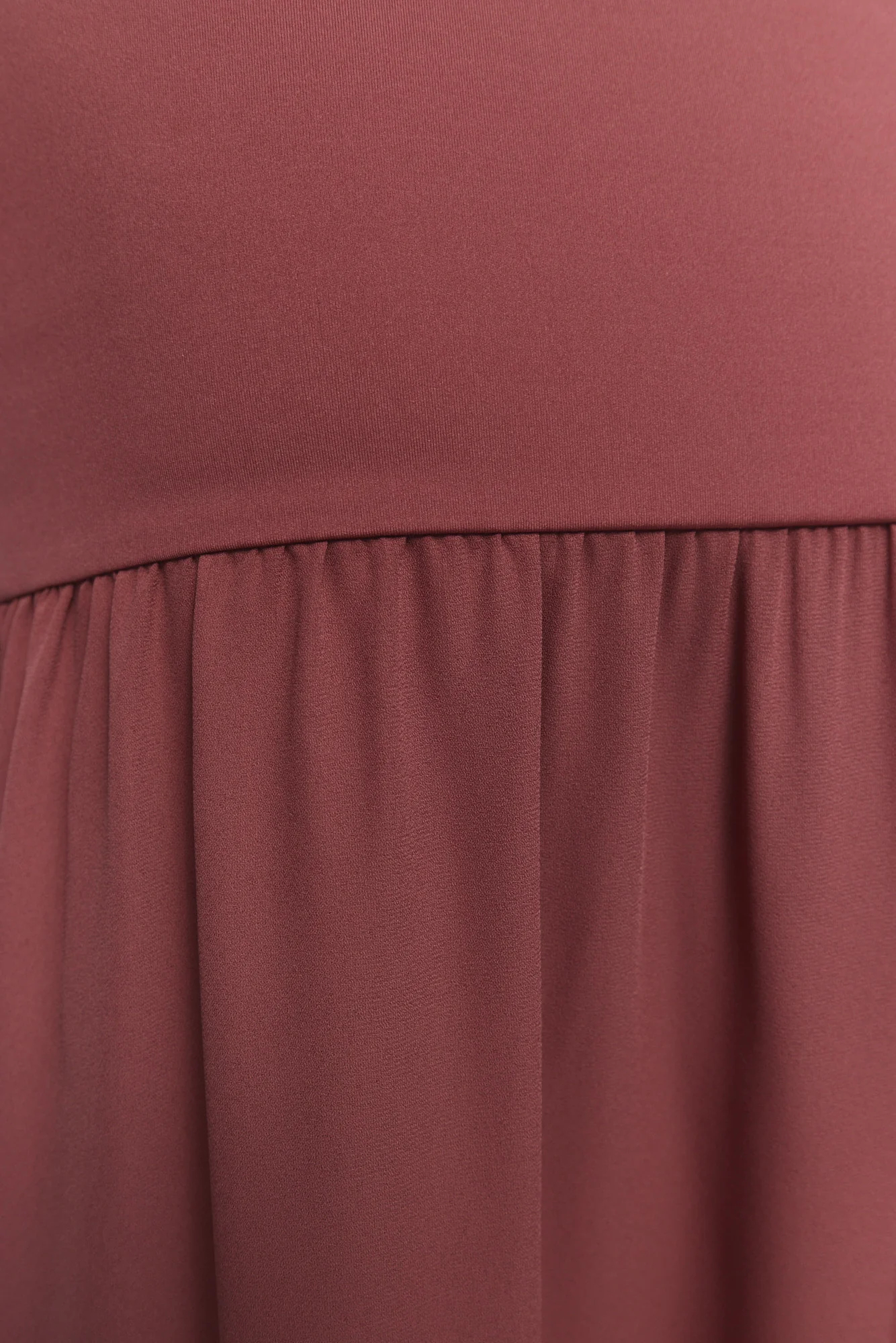 Women's Pink Stretchy Maxi Pleated Straight Skirt Long Fitted Ankle-length Casual Skirt