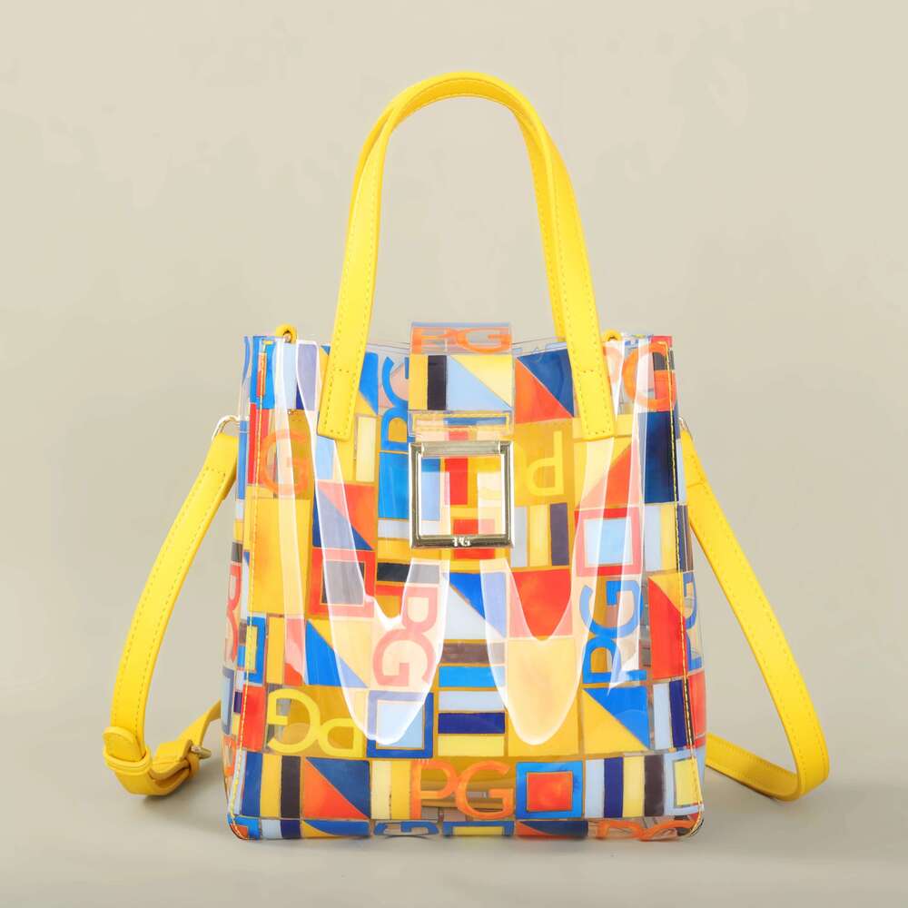 PG Women's Tote New Steel Emed Handheld Bun gift Shopping Bag