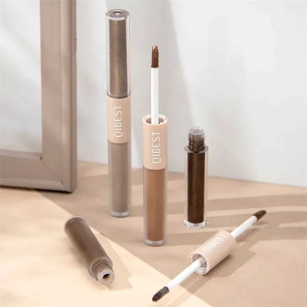 Double-head Matte Shimmer Liquid Eyeshadow Glitter Eye Makeup Pearlescent Lying Silkworm Shiny Natural Long-lasting CosmeticsXJ250520