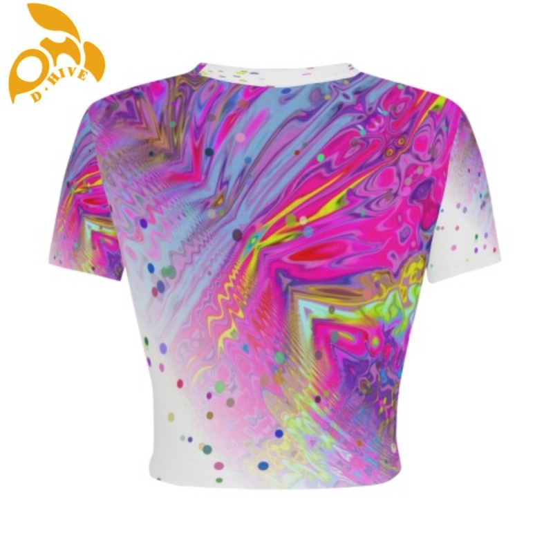 Free Shipping Designer Summer shirt Customized Tees fashion Ladies' umbilical T-shirt size S-3XL
