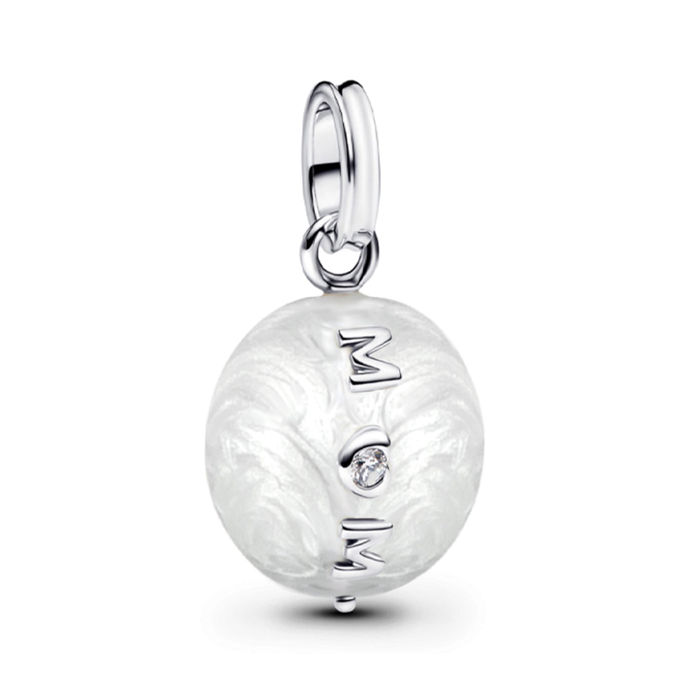 2025 New Desgin Mother's Day Series Splittable Mother & Daughter Dangle Charm Fit Original Pan Charms Bracelet Necklace DIY Women Fine Jewelry Gi