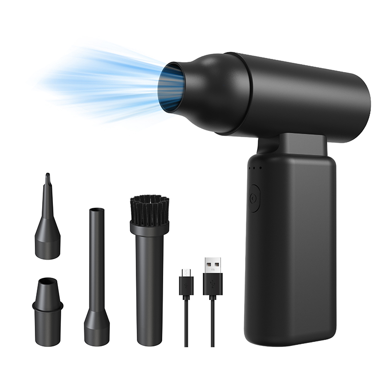 100000 rpm Protable Air Duster for Computer Cleaning Cordless Compressed Air Blower with LED Light for PC computers Keyboard Clean
