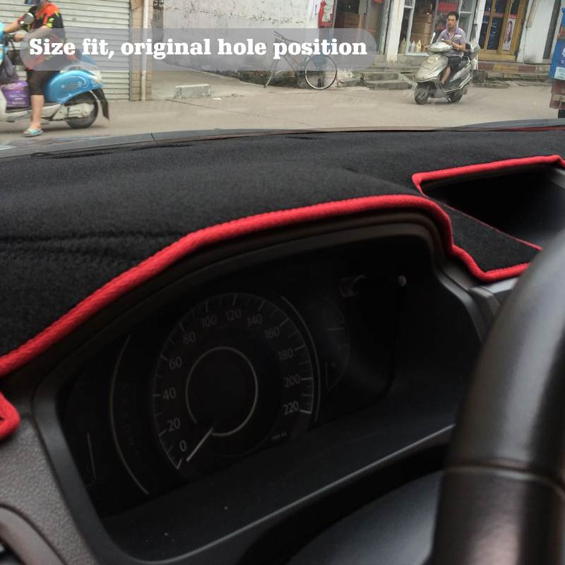 For CRV 2012-2016 Dashboard Sunshade Cover, Front Windshield UV Protection, Heat Blocking Sun Visor Pad, Car Interior Accessory